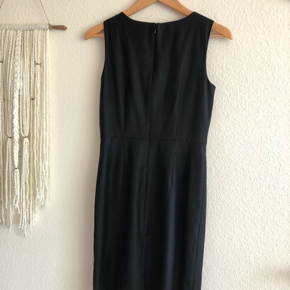 NWT J.Crew Tailored Little Black Dress, Midi - Picture 7 of 7